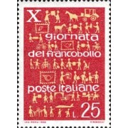 Italia - 1029 - 1968 X Jornada del sello Lujo