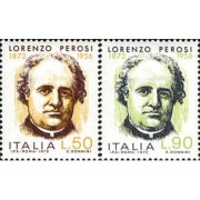 Italia - 1119/20 - 1972 Cent. compositor L. Perosi Lujo