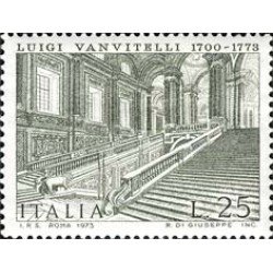 Italia - 1123 - 1973 200º Aniv. muerte del arquitecto Luigi Vanvitelli-pañacioo real- Lujo Italia - 1123 - 1973 200º Aniv. muerte del arquitecto Luigi Vanvitelli-pañacioo real- Lujo