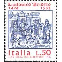 Italia - 1194 - 1974 500º Aniv. del poeta L. Ariosto Lujo Italia - 1194 - 1974 500º Aniv. del poeta L. Ariosto Lujo