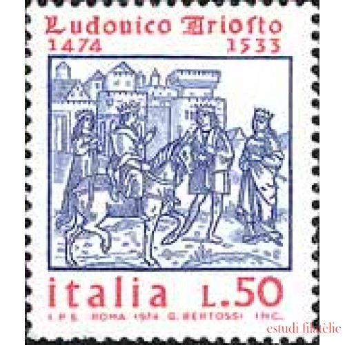 Italia - 1194 - 1974 500º Aniv. del poeta L. Ariosto Lujo