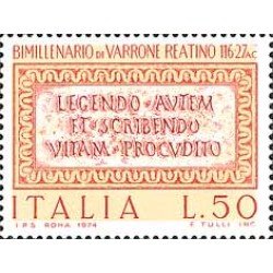 Italia - 1195 - 1974 Bimilenario de Varron Lujo Italia - 1195 - 1974 Bimilenario de Varron Lujo
