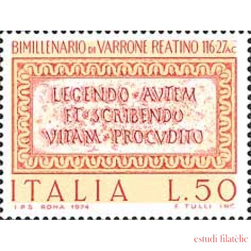 Italia - 1195 - 1974 Bimilenario de Varron Lujo