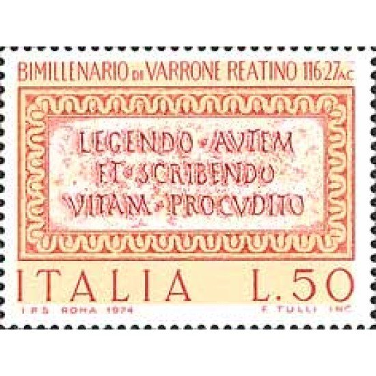 Italia - 1195 - 1974 Bimilenario de Varron Lujo