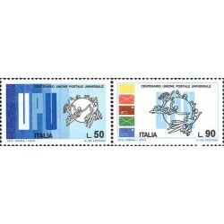 Italia - 1197/98 - 1974 Cent. del UPU Lujo Italia - 1197/98 - 1974 Cent. del UPU Lujo