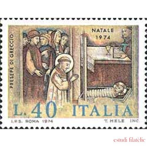 Italia - 1204 - 1974 Navdad-fresco-Lujo