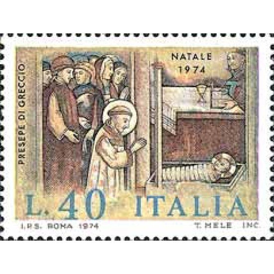 Italia - 1204 - 1974 Navdad-fresco-Lujo