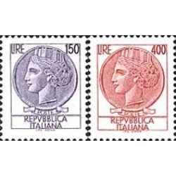 Italia - 1257/58 - 1976 Serie-moneda de Syracusa-Lujo Italia - 1257/58 - 1976 Serie-moneda de Syracusa-Lujo
