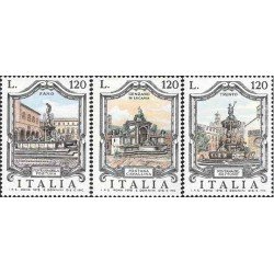 Italia - 1358/60 - 1978 Fuentes de Italia Lujo Italia - 1358/60 - 1978 Fuentes de Italia Lujo