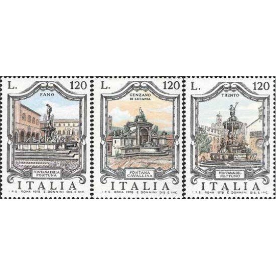 Italia  - 1358/60 - 1978 Fuentes de Italia Lujo