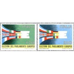 Italia - 1391/92 - 1979 Elecciones al parlamento europeo Lujo Italia - 1391/92 - 1979 Elecciones al parlamento europeo Lujo