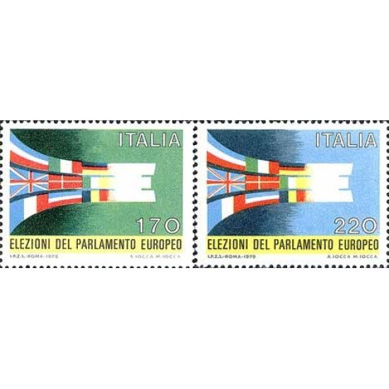 Italia - 1391/92 - 1979 Elecciones al parlamento europeo Lujo