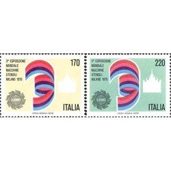 Italia - 1397/98 - 1979 3º Exp. mundial de máquinas herramienta Lujo Italia - 1397/98 - 1979 3º Exp. mundial de máquinas herramienta Lujo