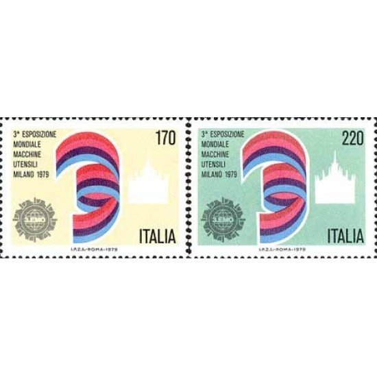Italia - 1397/98 - 1979 3º Exp. mundial de máquinas herramienta Lujo
