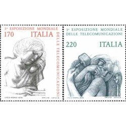 Italia - 1400/01 - 1979 3ª Exp. mundial de telecomunicaciones Lujo Italia - 1400/01 - 1979 3ª Exp. mundial de telecomunicaciones Lujo