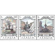 Italia - 1402/04 - 1979 Fuentes de Italia Lujo