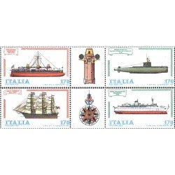 Italia - 1405/08 - 1979 Construcciones navales Barcos Lujo Italia - 1405/08 - 1979 Construcciones navales Barcos Lujo