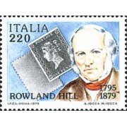 Italia - 1409 - 1979 Cent. muerte de sir Rowland Hill Lujo