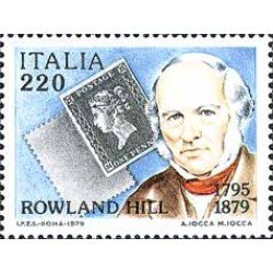 Italia - 1409 - 1979 Cent. muerte de sir Rowland Hill Lujo Italia - 1409 - 1979 Cent. muerte de sir Rowland Hill Lujo