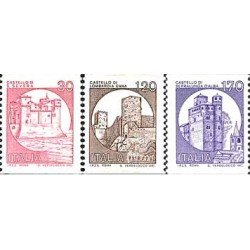 Italia - 1457/59 - 1980 Castillos Lujo Italia - 1457/59 - 1980 Castillos Lujo
