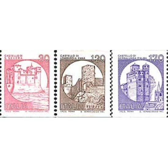 Italia - 1457/59 - 1980 Castillos Lujo