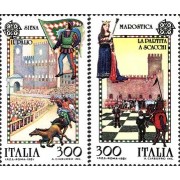 Italia - 1480/81 - 1981 Europa-folklore-Lujo