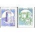 Italia - 1501/02 - 1981 Castillos nº de control al reverso Lujo