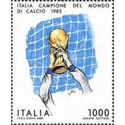 Italia - 1542 - 1982 Italia, campeona del mundo de fútbol Lujo