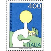 Italia - 1553 - 1983 Problemas de nuestro tiempo-investigación del cáncer-Lujo