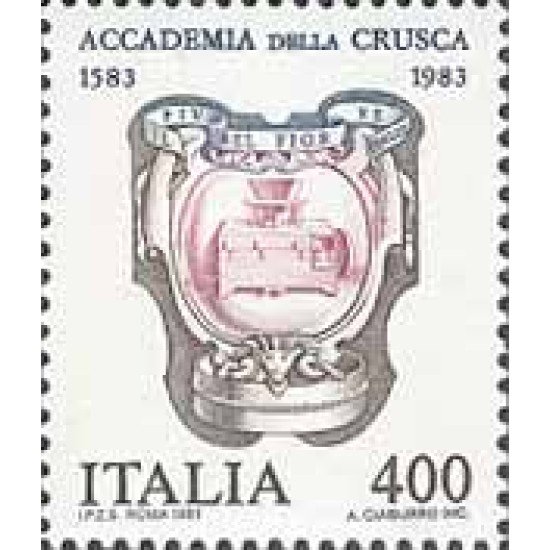 Italia - 1556 - 1983 4º Cent. de la Academia de la Crusca Lujo