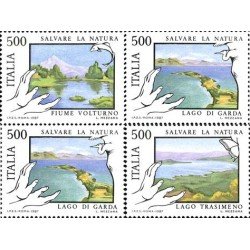 Italia - 1737/40 - 1987 Protección de la naturaleza Lujo Italia - 1737/40 - 1987 Protección de la naturaleza Lujo