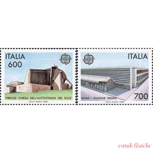 Italia - 1742/43 - 1987 Europa-arquitectura moderna-Lujo