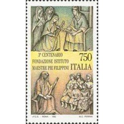 Italia - 1942 - 1992 300º Aniv. del Instituto Maria Filippini Lujo Italia - 1942 - 1992 300º Aniv. del Instituto Maria Filippini Lujo