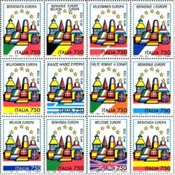 Italia - 1987/98 - l - 1993 Europa Unidad europea Lujo Italia - 1987/98 - l - 1993 Europa Unidad europea Lujo