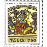Italia - 2001 - 1993 Patrimonio artístico-mosaio-Lujo