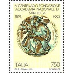 Italia - 2016 - 1993 400º Aniv. de la Academia ncional de S.Luca Italia - 2016 - 1993 400º Aniv. de la Academia ncional de S.Luca