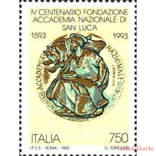 Italia - 2016 - 1993 400º Aniv. de la Academia ncional de S.Luca