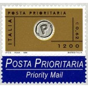 Italia - 2373 - 1999 Sello para el correo urgente Lujo