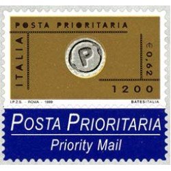 Italia - 2373 - 1999 Sello para el correo urgente Lujo