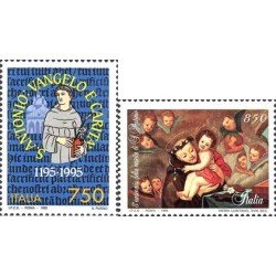 Italia - 2127/28 - 1995 800º Aniv. de St. Antonio de Padua Lujo