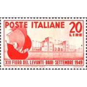 Italia - 548 - 1949 13ª Feria de levante-Bari-Lujo