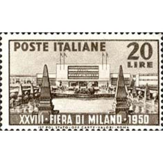 Italia - 554 - 1950 28ª Feria de Milán Lujo