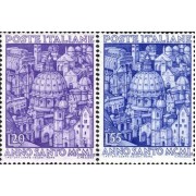 Italia - 558/59 - 1950 Año santo-iglesias de Roma-Lujo