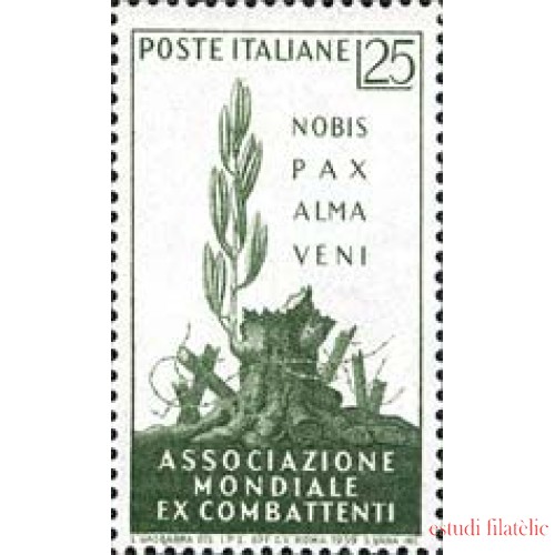 Italia - 785 - 1959 Congreso de la Fed. mundial de antiguos combatientes Lujo