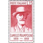 Italia - 786 - 1959 Cent del sociólogo Camilo Prampolini Lujo