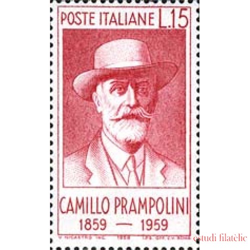 Italia - 786 - 1959 Cent del sociólogo Camilo Prampolini Lujo