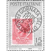 Italia - 806 - 1959 1er Día del sello Lujo