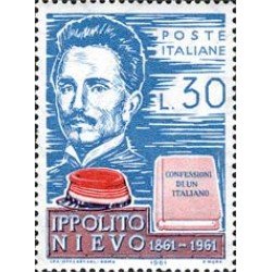 Italia - 849 - 1961 Cent. muerte Ippolito Nievo Lujo Italia - 849 - 1961 Cent. muerte Ippolito Nievo Lujo