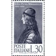 Italia - 882 - 1963 5º Cent. del humanista Pico de la Mirandola Lujo