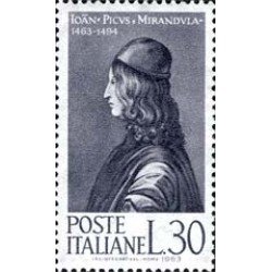 Italia - 882 - 1963 5º Cent. del humanista Pico de la Mirandola Lujo Italia - 882 - 1963 5º Cent. del humanista Pico de la Mirandola Lujo